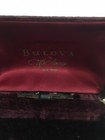 Vintage Art Deco Bulova Fifth Ave Watch Presentation Box Burgundy Velvet