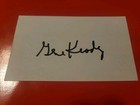 Gene Keady Signed Autographed 3x5 Index Card -hof-hall Of Fame