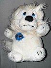 Vintage Dakin White Shaggy Puppy Dog Plush 1982
