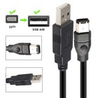 Firewire Ieee 1394 6pin Male To Usb 2 0 A Male Cable Camera Adapter Dv Convertor