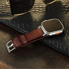 Leather Apple Watch Band Premium Luxury Business Classic Oil Wax Strap