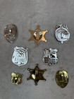 Fake Play Police Sheriff Badges Lot Of 8 Piece Plastic Costume Greenbrier Jaru