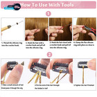 Hair Tinsel Kit 20 Colors 4800 Strands Fairy Hair Tinsel Heat Resistant 48