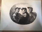 Baseball Argument By Clemens Lithoprint Artist Signed Print From 1939 Wpa Book