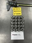1 Pair Of Berg Precision Stainless 90 Degree Miter Gears 48 P 36teeth-1 4  Bore