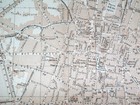 1899 Original Antique Map Of Bologna   Emilia- Romagna   Italy