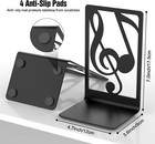 Book Ends  Bookends  Ends For Shelves  Heavy 1 Pair  Music 