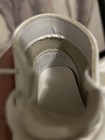 Vintage White Leather Lace-up High-top Baby Walking Shoes