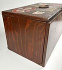Vintage 1960 s Wood Pit Box Case Slot Car Carrying Case -rc 1 24 Cox