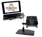 Double Dj Laptop Stand - 2 Tier Pa Equipment Pc Table Monitor Cd Player Speakers