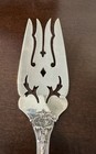 Reed   Barton Francis I Sterling Old Mark Meat Serving Fork 7 7 8  Excellent