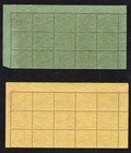 St Kitts 1920 2 6d - 10 - In Blocks Of Fifteen Sg 33-35 Mnh 