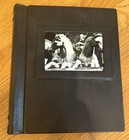 New Italian Black Leather 8x10 Wedding Scrapbook Album Daisy Arts Boxed