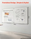 Vevor Glass Dry Erase Board 2 Pack 47 2 X 47 2 In White Magnetic Whiteboard
