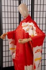 Dear Vanilla Japanese Furisode Silk Kimono Women s Authentic Japan Made Vintage