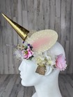 Glitterville Unicorn Horn Floral Headband Tiara Crown Halloween Party Costume