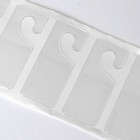 1000 Adhesive Hang Tabs Self Clear Pet Sticky Plastic Hanger Hook Retail Display