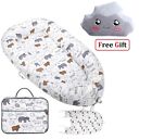 Portable Baby Crib Lounger Nest Infant Bassinet Soft Cotton Cosleeping Sleep Bed