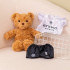 Soccer Jersey Teddy Bear Plush Toy Football Fan Gift Stuffed Animal