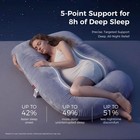 Momcozy Pregnancy Pillows For Sleeping U Shaped Full Body Maternity Pillow