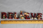 B  e  l  i  e  v  e Block Letters   Mini Christmas Nativity   Blossom Bucket   Read 