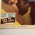 Original Key To The City 11x14 Lobby Card Clark Gable Loretta Young 1950 50109