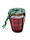 New Starbucks Christmas 2017 Ornament Buffalo Plaid Red Ceramic Cup