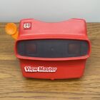Vintage View Master 3d Viewer Red Classic Viewmaster Toy Slide Viewer 14 Reels