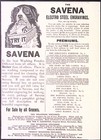 Savena Washing Powder For Sale By All Grocers 1891 Print Ad  4 75 X 7 
