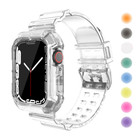Tpu Clear Sport Band Strap  case For Apple Watch Series 7 6 5 4 Se 40 44 41 45mm