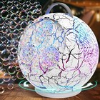 Bubble Machine For Kids  45   360   Rotating Bubble Blower With Rgb White Crack