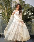 Ready To Wear Georgette Anarkali Gown Suit Sequence Work Festive Sharara Style