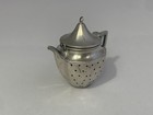 Sterling Silver 925 Mini Teapot Tea Infuser Strainer  13 Grams 1 2 Ounce 2    Tall