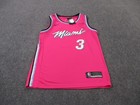 Miami Heat Jersey Mens 50 Pink Sunset Vice City Edition Nike Dwayne Wade  3 New
