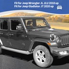   2x Hood Lock Catch Bracket Latch Buckle For Jeep Wrangler Jk Jl Jt 07-23 Sport