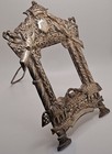 Ornate Antique Sterling Silver  925 Photo Frame 1900s 