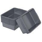 Cand 12-pack 13 L Commercial Bus Box  Plastic Bus Tub wash Basin  Gray