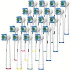 20pcs Precision Electric Toothbrush Replacement Fit For Oral  Braun Brush Heads