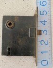 Lot Of 2 Antique Mortise Door Locks - Skeleton Keyhole