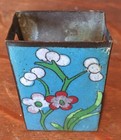 Antique Vintage Metal Match Box Safe Holder Cover China Made Free Shipping Usa