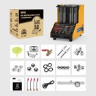 Autool Fuel Injector Cleaner Tester Ultrasonic Cleaning 4 Cylinder Test Machine