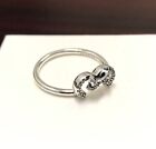 Pandora Disney Minnie Mouse Silhouette Ring  197509cz  hinged Box  polish Cloth