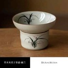 Plant Ash Hand-painted Bamboo Orchid Tea Infuser Tea Ceremony Accessories
