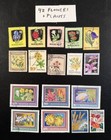 42 Topical Stamps  Flowers   Plants   Great Ww Variety   Color     lot 412 