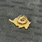 Lone Star Beer Armadillo Logo Vintage Novelty Enamel Pin Pinback Gold Texas Rare