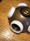 Early 1900 s Rare Dale   s 6 Socket Cluster Industrial Antique Light Fixture Rare