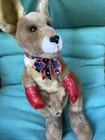 17    Boxing Kangaroo Vintage C a  Toys Australia Plush   Joey Good Cond Clean