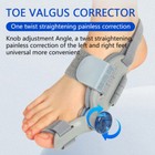 Adjustable Bunion Fix Toe Valgus Corrector Big Toe Straightener For Men   Women
