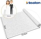 3x50ft Vine White Walkway Runner Indoor Outdoor Wedding Party Carpet