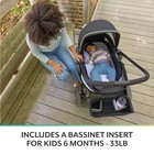 Evenflo Pivot Xplore Dreamz All-terrain Stroller Bassinet 18912482 - Black